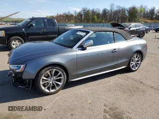 2014 Audi S5 Prestige z VIN WAUVGAFH9EN014880, wystawiony jako Copart lot #56047975 z przebiegiem 85 406 mil mil oraz Szkoda całkowita • Salvage title. Historia ofert i sprzedaży dostępna na DreamBid. Obrazek 1.