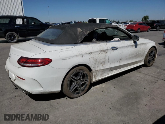 2020 Mercedes-Benz C 300 with VIN WDDWK8DB6LF949557, listed as a Copart auction lot 69230864 with Not Provided miles and Salvage Title. Bid and sale history available at DreamBid. Image 3.