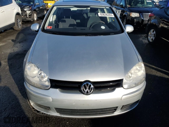 2008 Volkswagen Rabbit S with VIN WVWDA71K28W122200, listed as a Copart auction lot 83636344 with 126,397 mi miles and Salvage title. Bid and sale history available at DreamBid. Image 5.