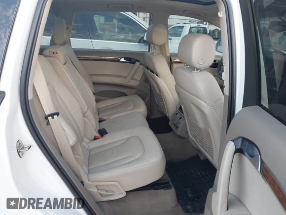 2015 Audi Q7 Premium Plus with VIN WA1LGAFE4FD007207, listed as a IAAI auction lot 41909751 with 59,836 mi miles and . Bid and sale history available at DreamBid. Image 8.