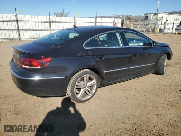 2013 Volkswagen CC Sport with VIN WVWBP7AN1DE558455, listed as a Copart auction lot 87551925 with 82,461 mi miles and Salvage Title. Bid and sale history available at carsss.com. Image 3.
