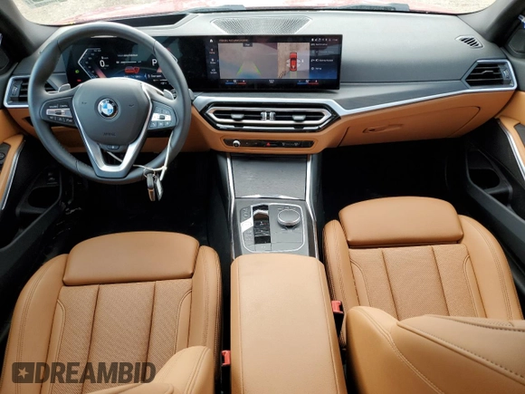 2024 BMW 3 Series 330i xDrive with VIN 3MW89FF09R8E04692, listed as a Copart auction lot 54345295 with 20,920 mi miles and Salvage title. Bid and sale history available at DreamBid. Image 8.