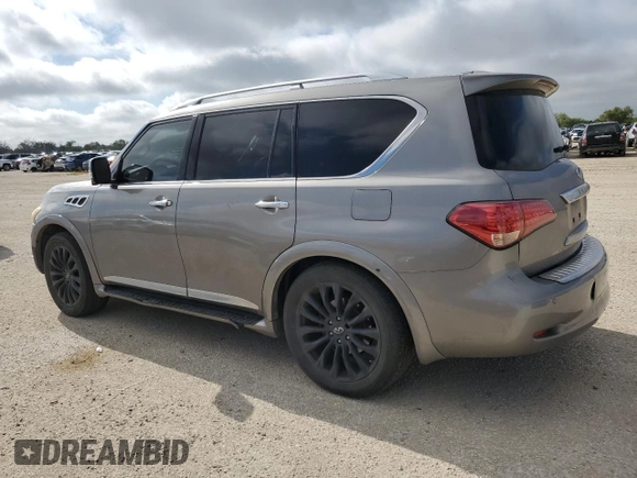 2012 Infiniti QX56 7-passenger with VIN JN8AZ2NF6C9516659, listed as a Copart auction lot 69617814 with 275,756 mi miles and Clean Title. Bid and sale history available at carsss.com. Image 2.