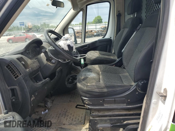 2014 Ram ProMaster Cargo z VIN 3C6TRVDG5EE104271, wystawiony jako Copart lot #57152155 z przebiegiem 145 129 mil mil oraz Szkoda całkowita • Salvage title. Historia ofert i sprzedaży dostępna na DreamBid. Obrazek 7.