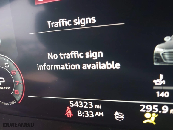 2019 Audi A7 Prestige with VIN WAUV2AF20KN130541, listed as a IAAI auction lot 41148193 with 54,323 mi miles. Bid and sale history available at carsss.com. Image 7.