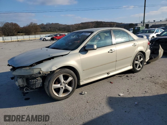 2004 Mazda 6 i with VIN 1YVFP80C345N41805, listed as a Copart auction lot 83388324 with 231,402 mi miles and Salvage Title. Bid and sale history available at DreamBid. Image 1.