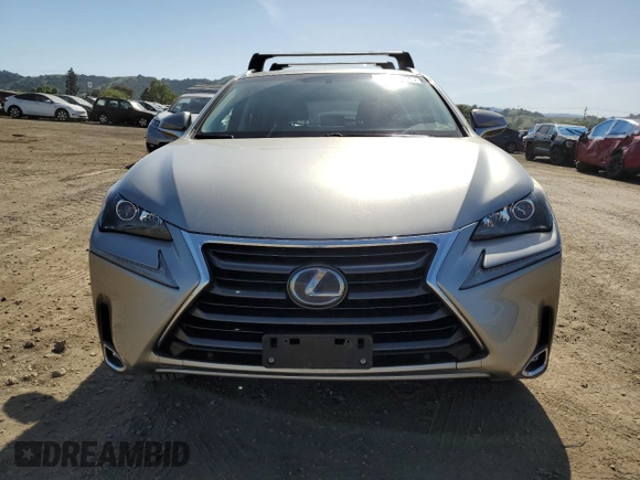 2017 Lexus NX 300h with VIN JTJBJRBZ2H2053608, listed as a Copart auction lot 53855765 with 78,060 mi miles and Salvage Title. Bid and sale history available at DreamBid. Image 5.