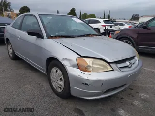 2002 Honda Civic LX with VIN 1HGEM22532L024309, listed as a IAAI auction lot 41777543 with 202,512 mi miles. Bid and sale history available at carsss.com. Image 1.