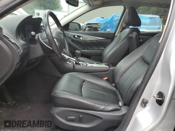 2014 Infiniti Q50 Premium z VIN JN1BV7AP3EM681014, wystawiony jako Copart lot #54339345 z przebiegiem 120 383 mil mil oraz Szkoda całkowita • Salvage title. Historia ofert i sprzedaży dostępna na DreamBid. Obrazek 7.
