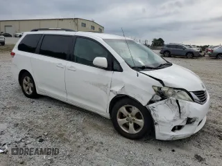 2012 Toyota Sienna LE AAS with VIN 5TDKK3DC8CS265274, listed as a Copart auction lot 54058245 with 175,063 mi miles and Salvage title. Bid and sale history available at DreamBid. Image 4.