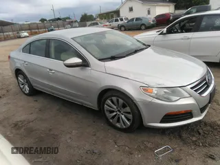 2012 Volkswagen CC Sport PZEV with VIN WVWMP7AN7CE512247, listed as a IAAI auction lot 42096364 with 142,654 mi miles. Bid and sale history available at carsss.com. Image 1.