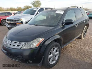2004 Nissan Murano SL with VIN JN8AZ08TX4W227180, listed as a IAAI auction lot 41241658 with 183,332 mi miles. Bid and sale history available at carsss.com. Image 2.