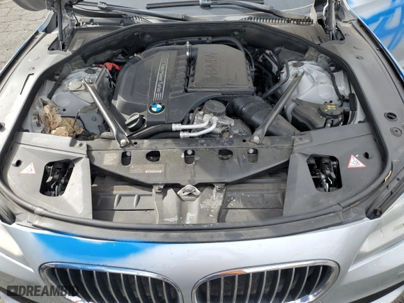 2015 BMW 7 Series 740i with VIN WBAYA6C59FD826757, listed as a Copart auction lot 41475055 with 140,665 mi miles and Salvage Title. Bid and sale history available at carsss.com. Image 11.