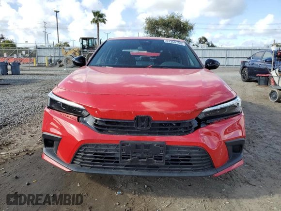 2024 Honda Civic Sport with VIN 2HGFE2F50RH550853, listed as a Copart auction lot 51350195 with 8,851 mi miles and Salvage title. Bid and sale history available at DreamBid. Image 5.
