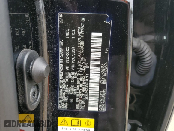 2016 Lexus RX 350 with VIN 2T2BZMCAXGC034761, listed as a Copart auction lot 49761995 with 112,862 mi miles and Salvage Title. Bid and sale history available at DreamBid. Image 15.