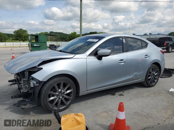 2018 Mazda 3 Touring with VIN 3MZBN1V33JM161893, listed as a Copart auction lot 56328615 with 103,827 mi miles and Salvage Title. Bid and sale history available at DreamBid. Image 1.