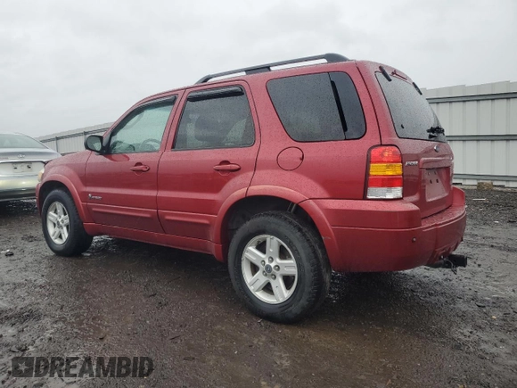 2007 Ford Escape Hybrid z VIN 1FMCU59H47KB77538, wystawiony jako Copart lot #86355294 z przebiegiem 113 539 mil mil oraz Szkoda całkowita • Salvage title. Historia ofert i sprzedaży dostępna na DreamBid. Obrazek 2.