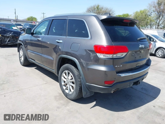 2014 Jeep Grand Cherokee Limited z VIN 1C4RJFBT0EC241030, wystawiony jako IAAI lot #41851316 z przebiegiem 104 344 mil mil oraz . Historia ofert i sprzedaży dostępna na DreamBid. Obrazek 3.