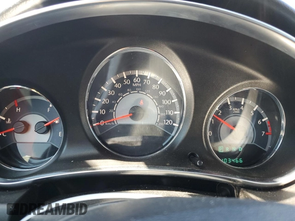 2013 Chrysler 200 LX with VIN 1C3CCBAG0DN724568, listed as a Copart auction lot 61954394 with 103,466 mi miles and Salvage Title. Bid and sale history available at carsss.com. Image 9.