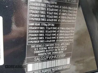 2017 Land Rover Range Rover HSE с VIN SALGS2FV0HA332994, выставлен на аукционе Copart как лот 59729005 с пробегом 125 699 миль миль и Списание • Salvage title. История ставок и продаж доступна на DreamBid. Изображение 14.