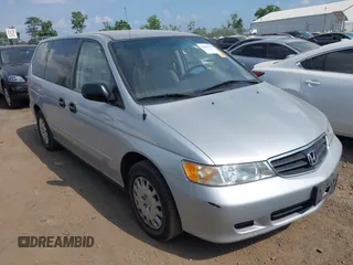 2002 Honda Odyssey LX z VIN 2HKRL185X2H559050, wystawiony jako IAAI lot #42829533 z przebiegiem 133 570 mil mil oraz . Historia ofert i sprzedaży dostępna na DreamBid. Obrazek 1.