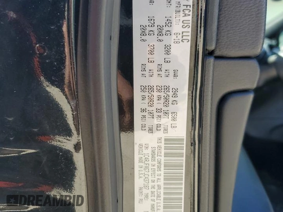 2018 Jeep Grand Cherokee Upland with VIN 1C4RJFAG7JC437187, listed as a Copart auction lot 47816075 with 102,314 mi miles and Salvage title. Bid and sale history available at DreamBid. Image 13.
