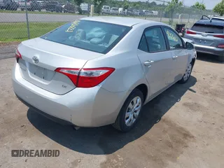 2016 Toyota Corolla L with VIN 5YFBURHE9GP414816, listed as a IAAI auction lot 42424221 with 87,270 mi miles and . Bid and sale history available at DreamBid. Image 4.