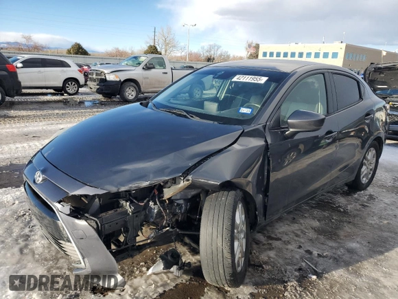 2016 Scion iA with VIN 3MYDLBZV1GY103531, listed as a Copart auction lot 42111955 with 104,882 mi miles and Salvage Title. Bid and sale history available at carsss.com. Image 1.