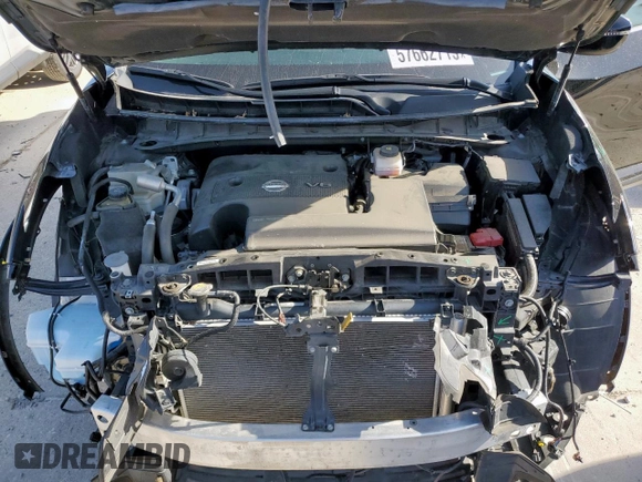 2023 Nissan Murano SV z VIN 5N1AZ2BJ4PC115006, wystawiony jako Copart lot #57662715 z przebiegiem 40 681 mil mil oraz Szkoda całkowita • Salvage title. Historia ofert i sprzedaży dostępna na DreamBid. Obrazek 12.