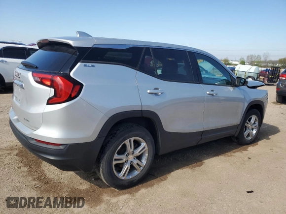 2019 GMC Terrain SLE with VIN 3GKALTEV9KL150099, listed as a Copart auction lot 55633105 with 117,023 mi miles and Salvage title. Bid and sale history available at DreamBid. Image 3.