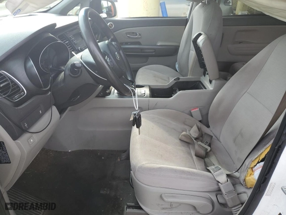 2015 Kia Sedona L with VIN KNDMA5C1XF6016437, listed as a Copart auction lot 64709164 with 173,094 mi miles and Salvage Title. Bid and sale history available at carsss.com. Image 7.