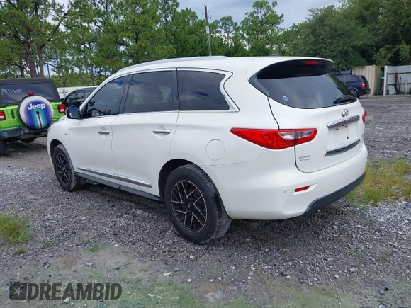 2014 Infiniti QX60 with VIN 5N1AL0MM1EC543092, listed as a IAAI auction lot 42784721 with 176,448 mi miles and . Bid and sale history available at DreamBid. Image 3.