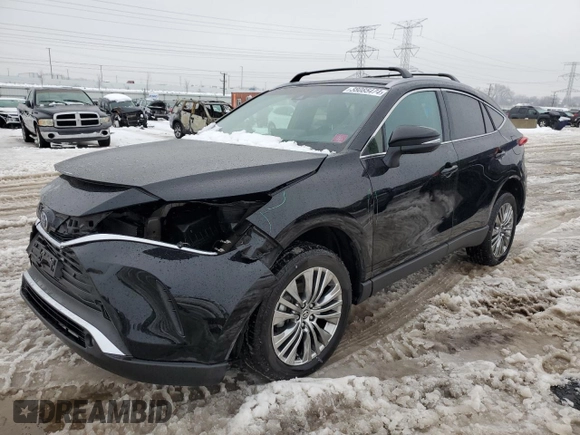 2023 Toyota Venza LE with VIN JTEAAAAH6PJ133387, listed as a Copart auction lot 38085474 with 12,596 mi miles. Bid and sale history available at carsss.com. Image 1.