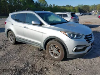 2017 Hyundai Santa Fe Sport 2.4L with VIN 5XYZU3LB1HG416011, listed as a IAAI auction lot 42013595 with 1 mi miles. Bid and sale history available at carsss.com. Image 1.