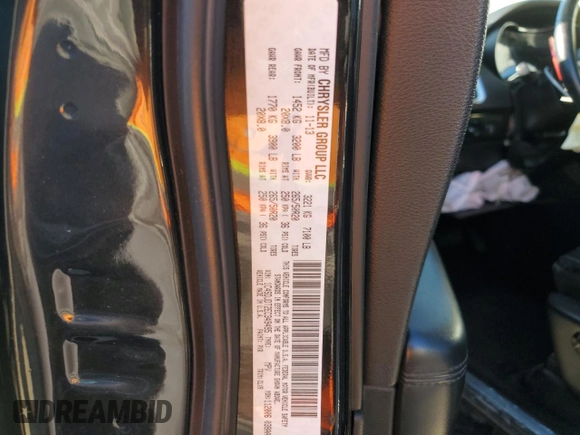 2014 Dodge Durango Limited with VIN 1C4SDJDT2EC349495, listed as a Copart auction lot 78818504 with 136,193 mi miles and Salvage title. Bid and sale history available at DreamBid. Image 13.