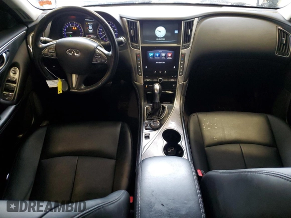 2014 Infiniti Q50 Premium with VIN JN1BV7AR5EM702785, listed as a Copart auction lot 53533525 with 98,054 mi miles and Salvage Title. Bid and sale history available at carsss.com. Image 8.