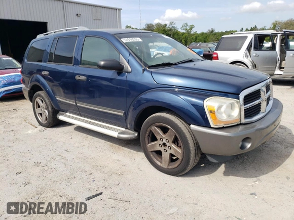 2006 Dodge Durango SLT with VIN 1D4HB48N06F133662, listed as a Copart auction lot 51916235 with Not provided miles and Salvage title. Bid and sale history available at DreamBid. Image 4.