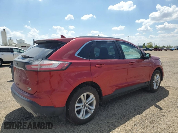 2020 Ford Edge SEL с VIN 2FMPK4J96LBA06946, выставлен на аукционе Copart как лот 56898855 с пробегом 54 984 миль миль и Списание • Salvage title. История ставок и продаж доступна на DreamBid. Изображение 3.