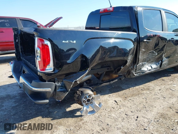 2017 GMC Canyon 4WD SLE with VIN 1GTG6CEN6H1224589, listed as a IAAI auction lot 41331994 with 93,271 mi miles. Bid and sale history available at carsss.com. Image 6.