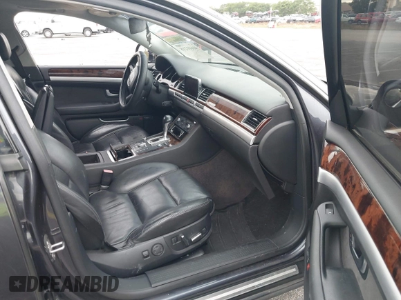 2009 Audi A8 4.2L with VIN WAUMV94E19N012605, listed as a IAAI auction lot 41601218 with Not provided miles and . Bid and sale history available at DreamBid. Image 5.