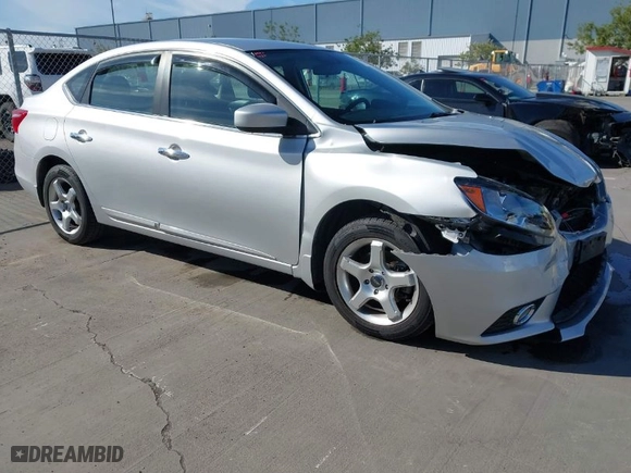 2017 Nissan Sentra SV with VIN 3N1AB7AP8HL640977, listed as a IAAI auction lot 42019961 with 105,861 mi miles. Bid and sale history available at carsss.com. Image 1.