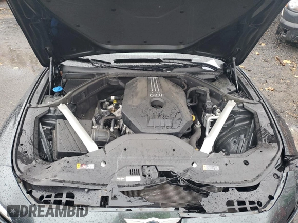 2023 Genesis G70 2.0T with VIN KMTG34TA5PU131043, listed as a Copart auction lot 81897604 with 27,795 mi miles and Non Repairable. Bid and sale history available at DreamBid. Image 11.