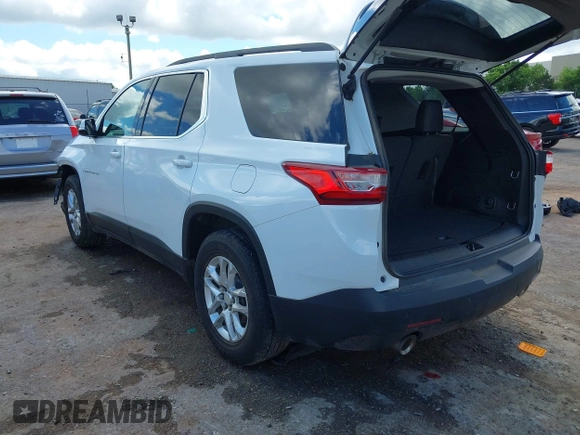 2020 Chevrolet Traverse with VIN 1GNERMKW4LJ168265, listed as a IAAI auction lot 42221889 with 110,795 mi miles and . Bid and sale history available at DreamBid. Image 3.