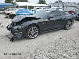 2023 Ford Mustang GT with VIN 1FA6P8CF7P5304739, listed as a Copart auction lot 43580205 with Not Provided miles and Salvage Title. Bid and sale history available at carsss.com. Image 1.
