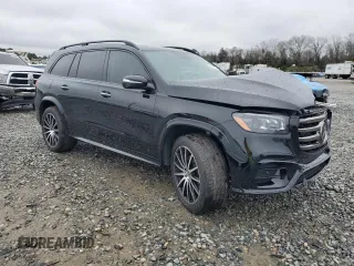 2024 Mercedes-Benz GLS 450 with VIN 4JGFF5KEXRB145672, listed as a Copart auction lot 46038015 with 15,864 mi miles and Salvage Title. Bid and sale history available at DreamBid. Image 4.