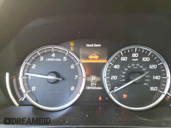 2017 Acura TLX w/Technology Pkg with VIN 19UUB1F54HA001731, listed as a Copart auction lot 88278215 with 104,163 mi miles and Salvage Title. Bid and sale history available at carsss.com. Image 9.