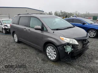 2013 Toyota Sienna XLE with VIN 5TDDK3DC3DS065980, listed as a Copart auction lot 50563385 with 124,124 mi miles and Salvage Title. Bid and sale history available at DreamBid. Image 4.