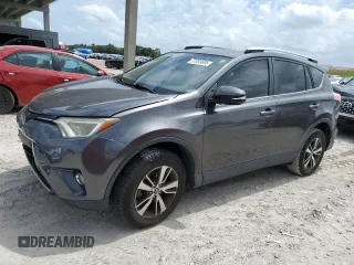 2018 Toyota RAV4 XLE with VIN JTMWFREV1JJ742694, listed as a Copart auction lot 51093695 with 74,502 mi miles and Salvage Title. Bid and sale history available at DreamBid. Image 1.