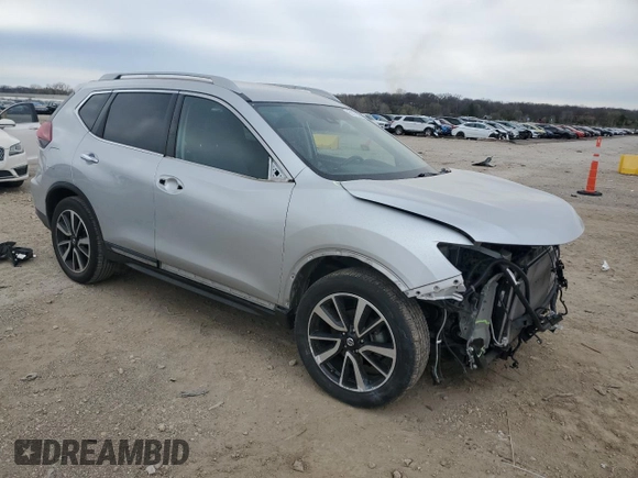 2019 Nissan Rogue SL with VIN 5N1AT2MT8KC786039, listed as a Copart auction lot 51773095 with 33,735 mi miles and Salvage Title. Bid and sale history available at DreamBid. Image 4.