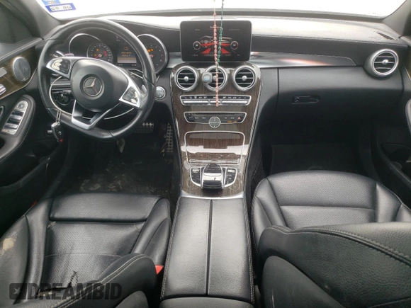 2015 Mercedes-Benz C-Class C 400 with VIN 55SWF6GB0FU030420, listed as a Copart auction lot 46078455 with 114,485 mi miles and Clean Title. Bid and sale history available at carsss.com. Image 8.